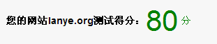 SEO建议lanyew.com得分